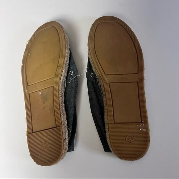 Old Navy Women’s Two Pairs of Canvas Slip On Flats Red and Blue Sz 8 - Picture 6 of 13